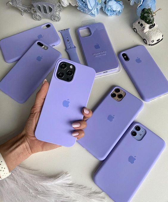 Lilac Silicone Case