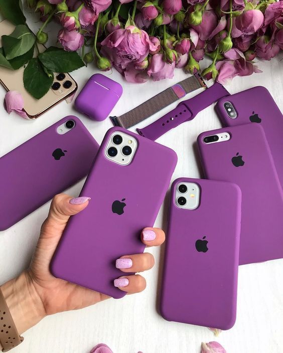 Lavender Silicone Case