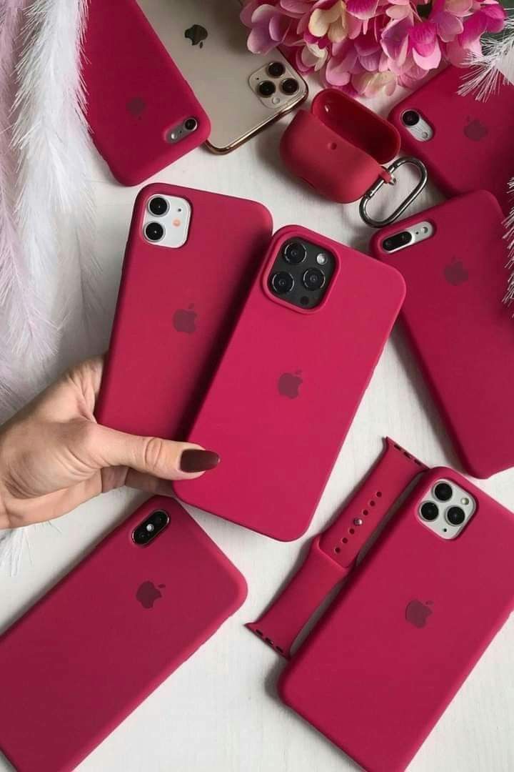 Ruby Red Silicone Case