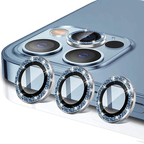 Shiny Blue Camera Protection Lens